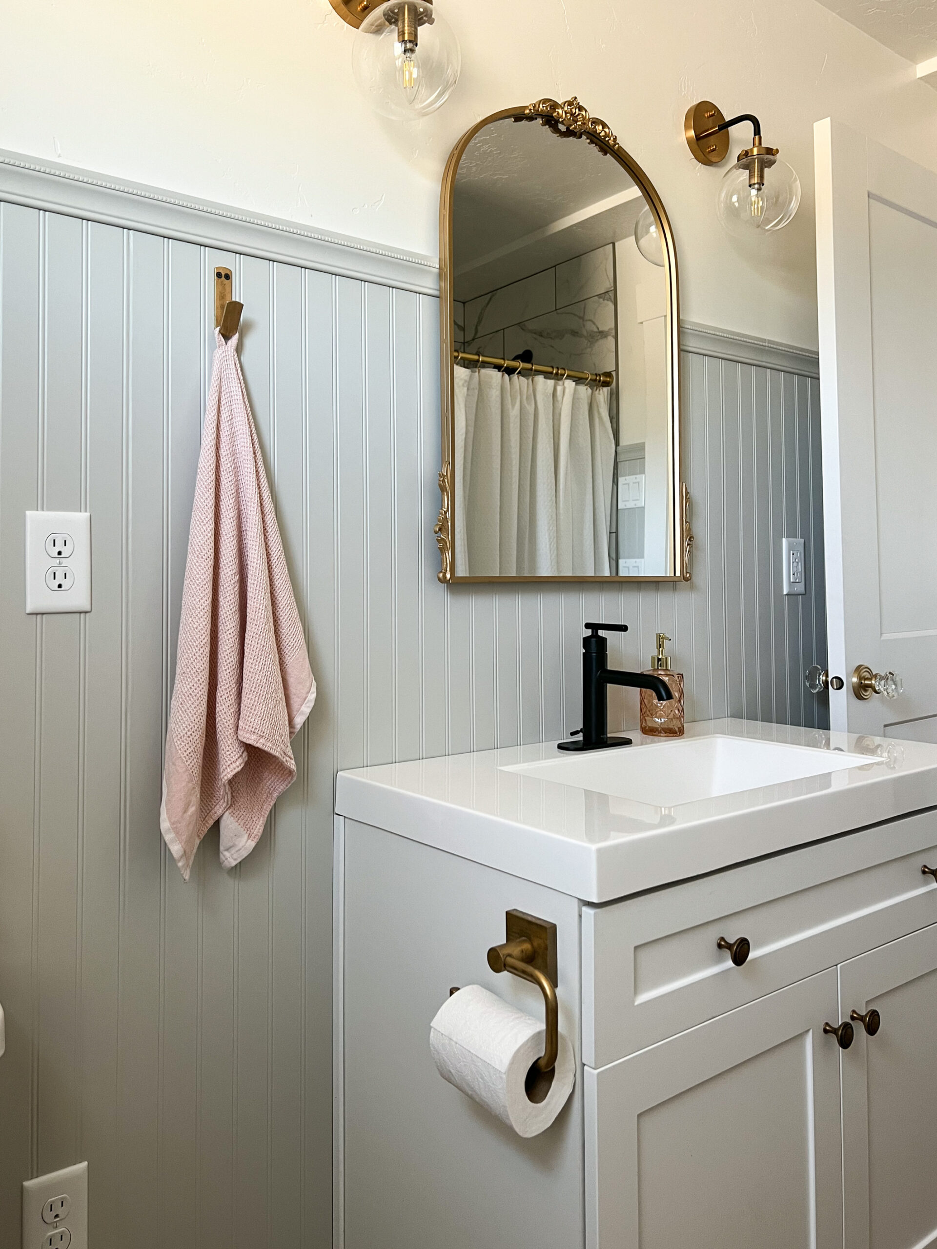 How To Add Beadboard To A Bathroom - How We Do