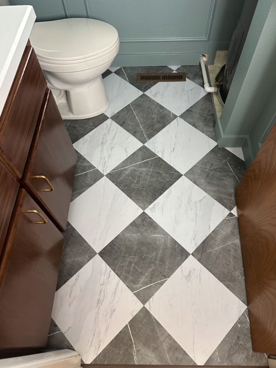 Install Peel and Stick Floor Tiles to Transform Any Room - How We Do